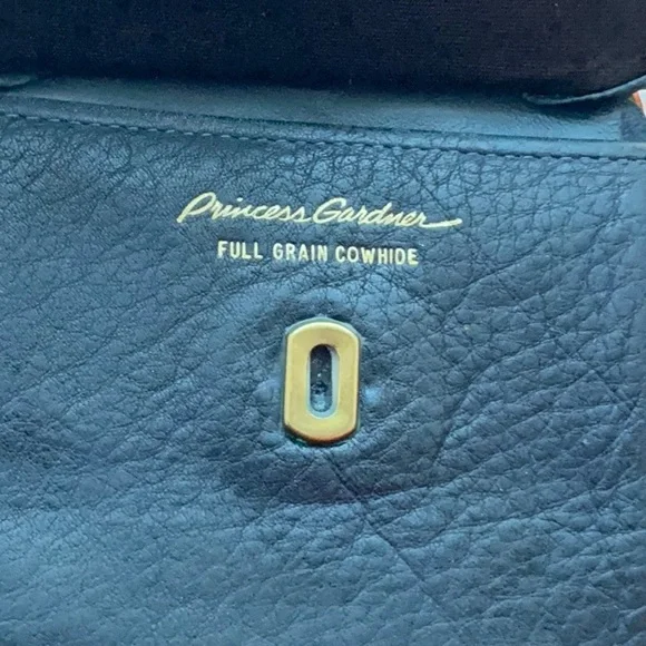 Princess Gardner Royal Blue Full Grain Cowhide Coin purse/wallet - Picture 4 of 7